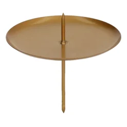 Kaarsenhouders Advent | Mat Goud | 4 St | 7,5 Cm