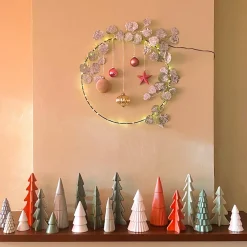 Kegel Kerstboom | Mat Groen | 26 Cm | Porselein