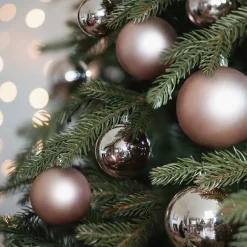 Kerstballen 44 St | Oudroze | Kunststof | 5-8 Cm | In Koker