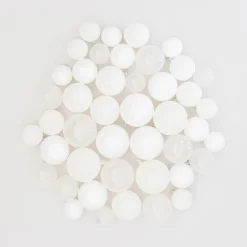 Kerstballen 44 St | Wit | Kunststof | 5-8 Cm | In Koker