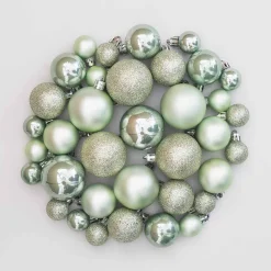 Kerstballen Set 36 St | Kunststof | 2,5 - 5 Cm | Eucalyptus | In Koker