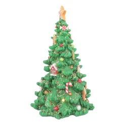 Kerstboom Met Snoepversiering | Polyresin | Met Led | 40cm