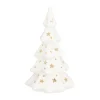 Kerstboom Porselein 17 Cm Wit LED