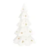 Kerstboom Porselein 22 Cm Wit LED