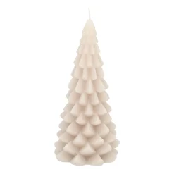 Kerstboomkaars 3D Taupe