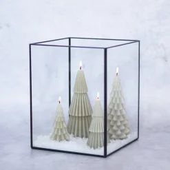 Kerstboomkaars Met Laagjes Groen