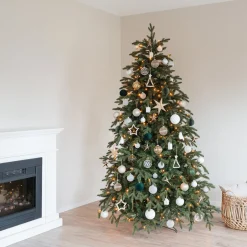 Kerstboompakket 'Magic Moments': Landelijke Kerst Met Moderne Accenten