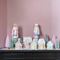 Kerstboompje 25cm Roze