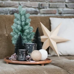 Kerstboompje Zwart 20 Cm