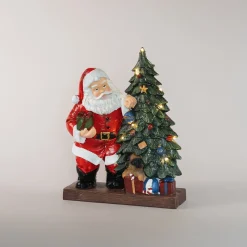 Kerstfiguur Santa Claus Met Led-verlichting