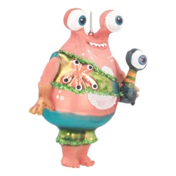 Kersthanger Alien Monster | Glas | Multi | 12cm