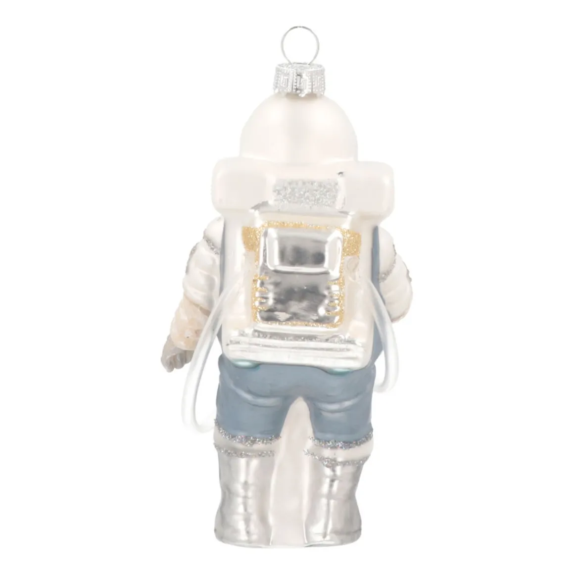 Kersthanger Astronaut | Glas | Zilver | 14cm