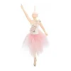 Kersthanger Ballerina Met Rokje 18 Cm Roze