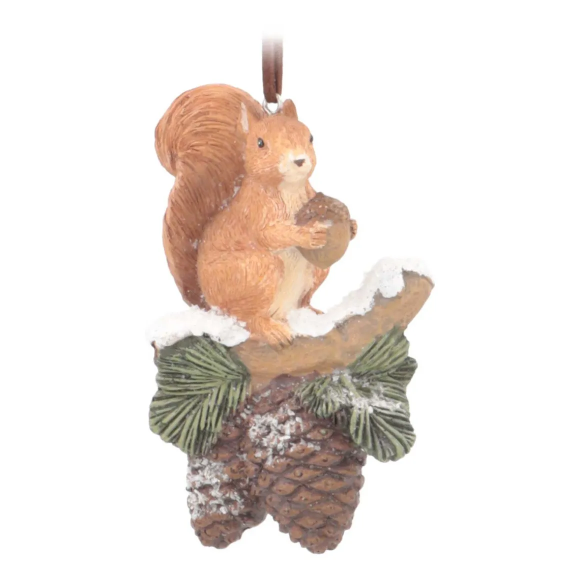 Kersthanger Eekhoorn | Polyresin | 11cm