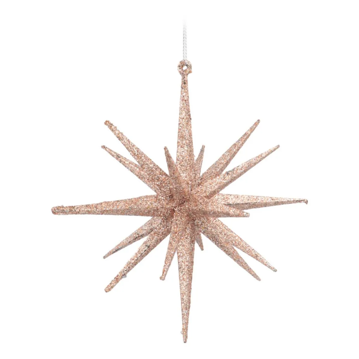 Kersthanger Geometrische Ster | 3D | Brons | Kunststof | 15cm