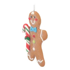 Kersthanger Gingerbread Man | Klei | 11cm