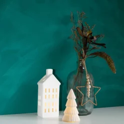 Kersthanger Houten Bolletjes | Bruin | 12 Cm