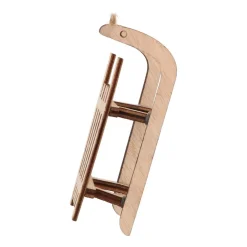 Kersthanger Houten Slee | Bruin | 10 Cm