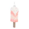 Kersthanger Ijsje | Kunststof | Roze | 14cm