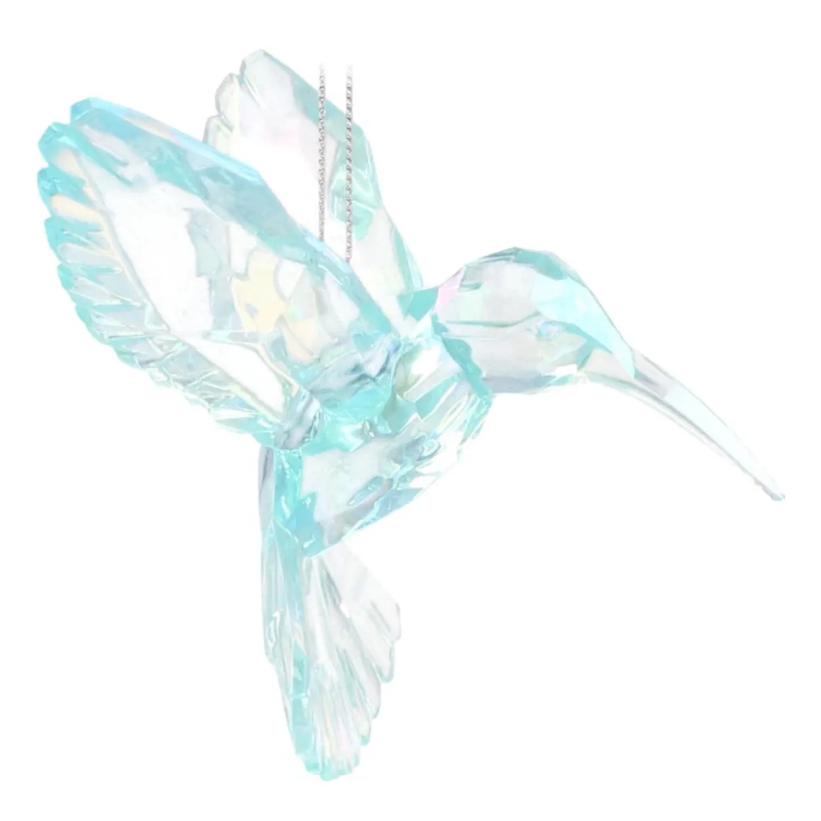 Kersthanger Kolibrie | Blauw | Acryl | 10 Cm