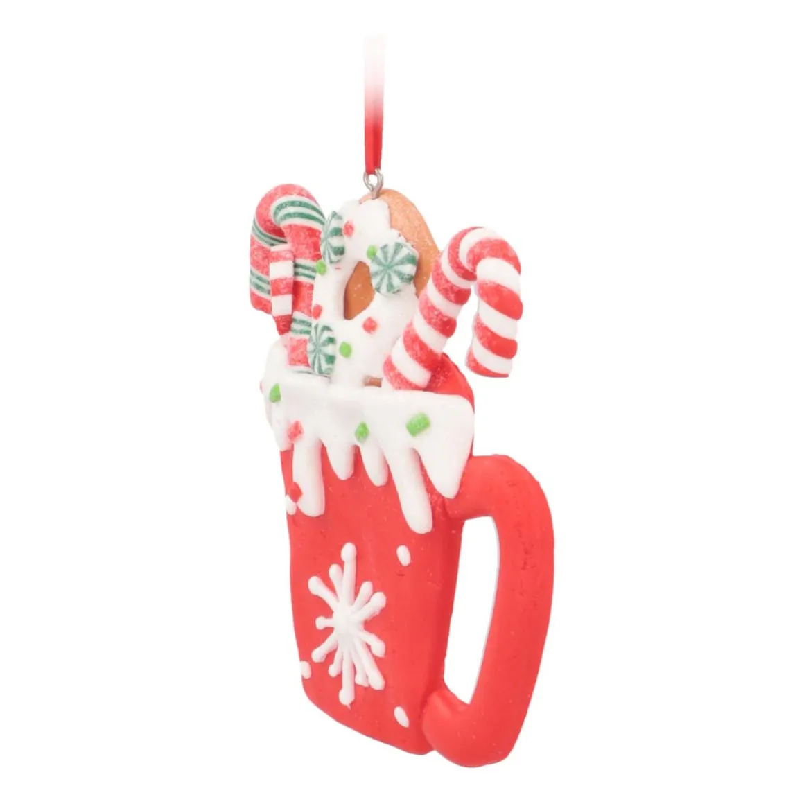 Kersthanger Kopje | Klei | Veelkleurig | 11cm