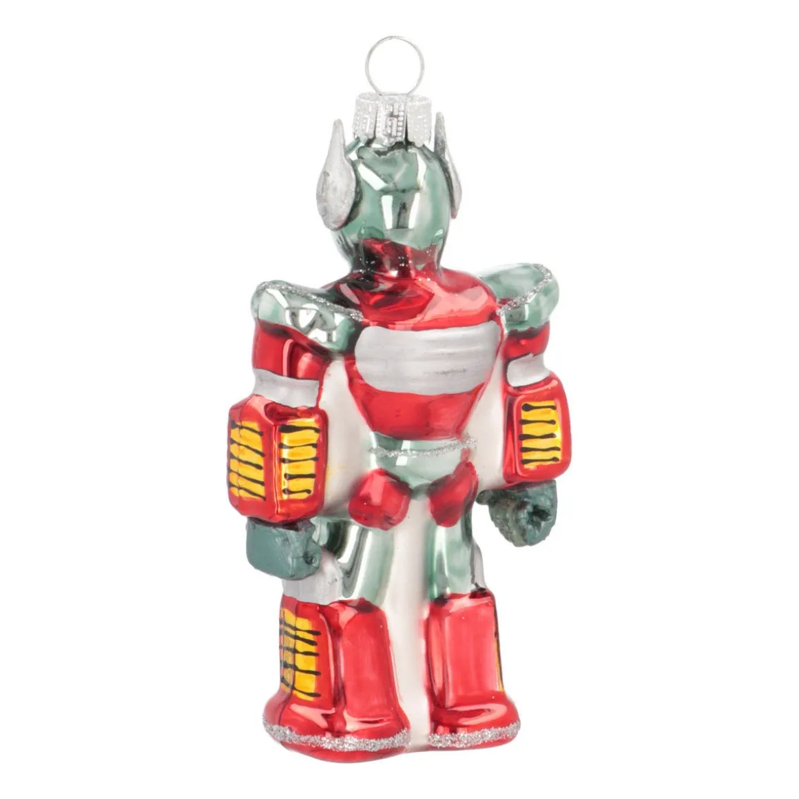 Kersthanger Mega Robot | Glas | Multi | 12cm