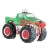 Kersthanger Monstertruck | Glas | Rood | 11cm