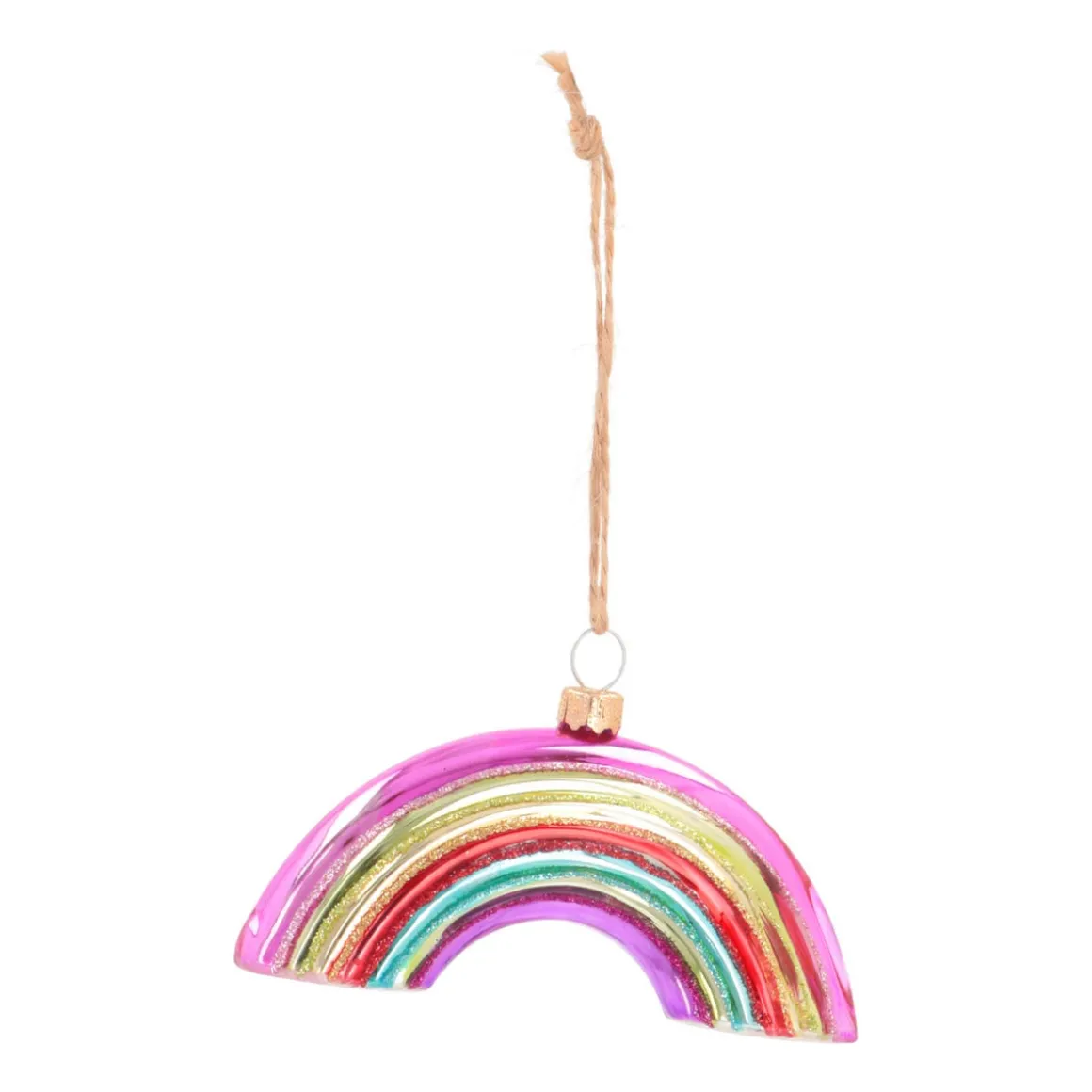 Kersthanger Regenboog | Glas | Multi | 12cm