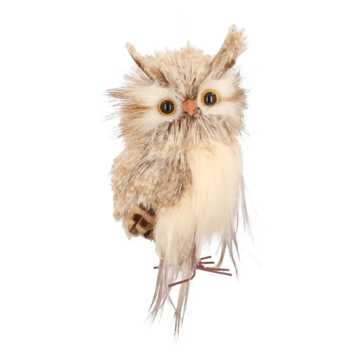 Kersthanger Uil | 13 Cm | Grijs-bruin