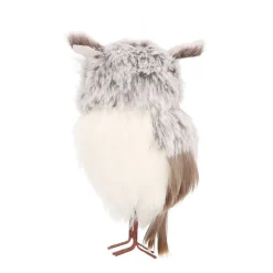 Kersthanger Uil | Grijs | 13 Cm