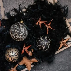 Kersthangers Sterren 12 St | Brons | 10 Cm