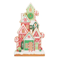 Kerstornament Peperkoekhuizen | Polyresin | 41cm