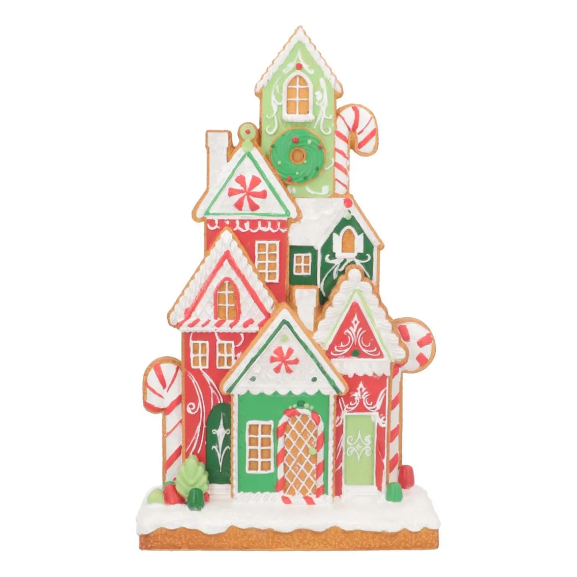 Kerstornament Peperkoekhuizen | Polyresin | 41cm