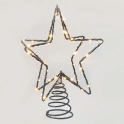 Kerstpiek Met LED-licht | Binnen En Buiten | 25 Cm