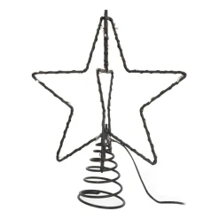 Kerstpiek Met LED-licht | Binnen En Buiten | 25 Cm