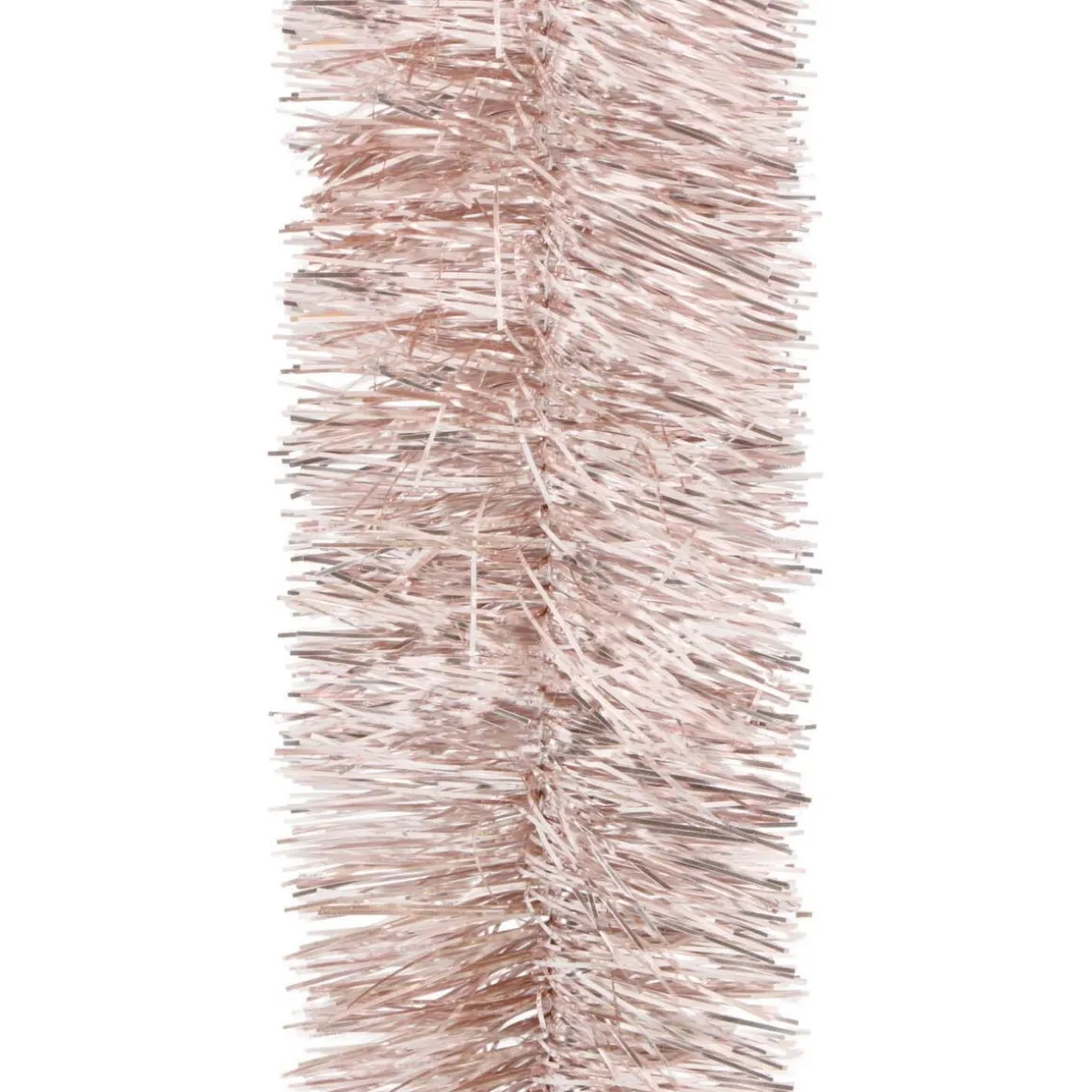Kerstslinger Zachtroze 270x7,5cm Glanzend