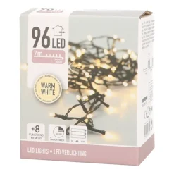 Kerstverlichting | 96 LED | 7 M | Warm Wit | Met Timer | Op Batterij | Binnen En Buiten