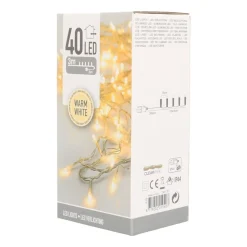 Kerstverlichting | 40 LED | Warm Wit | 3 M | IP44 | Binnen & Buiten