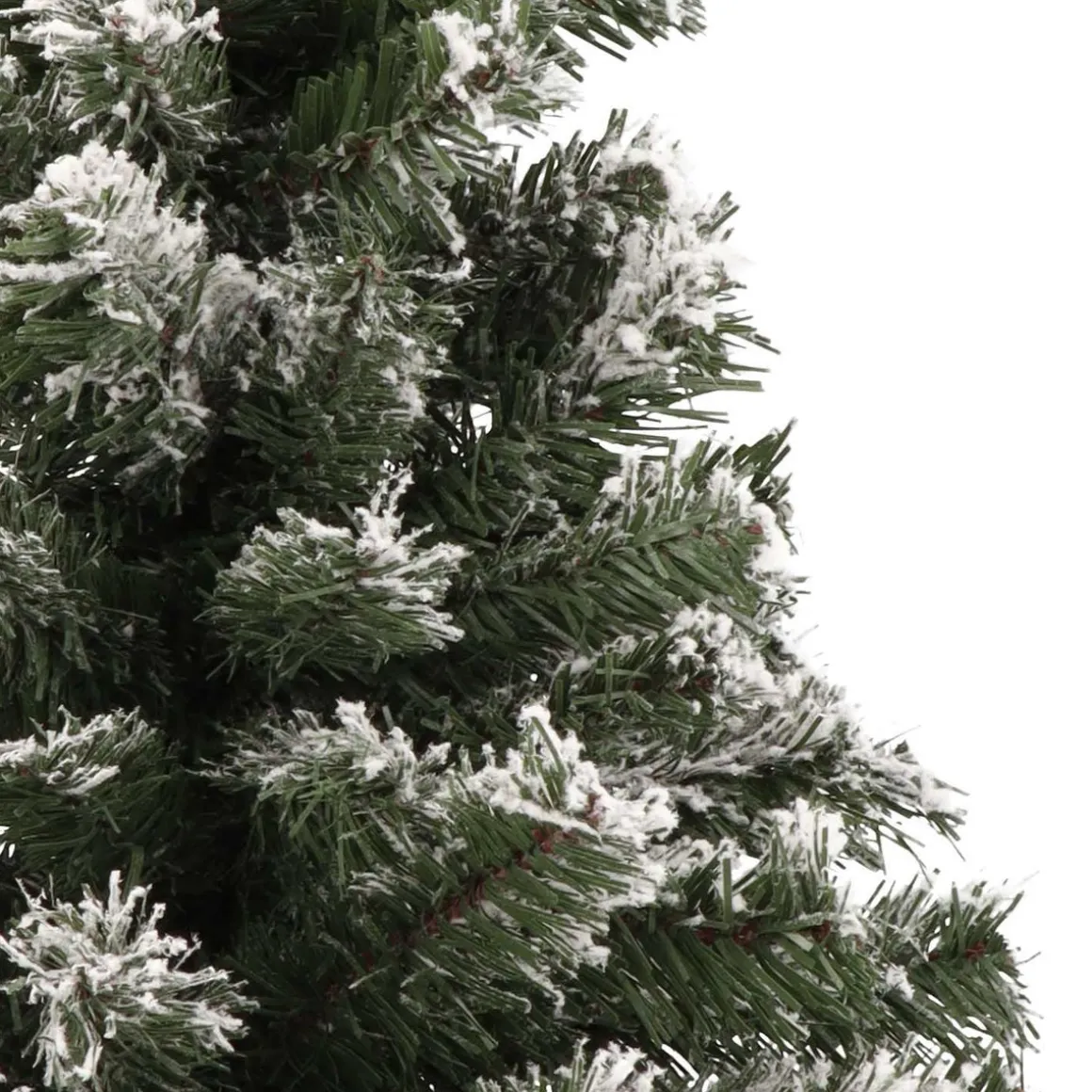 Kleine Kunstkerstboom | 75 Cm | Met Sneeuw En Jute Voet