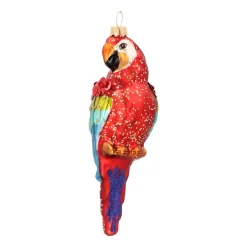 Kleurrijke Papegaai Kersthanger Voor Een Speelse Boom