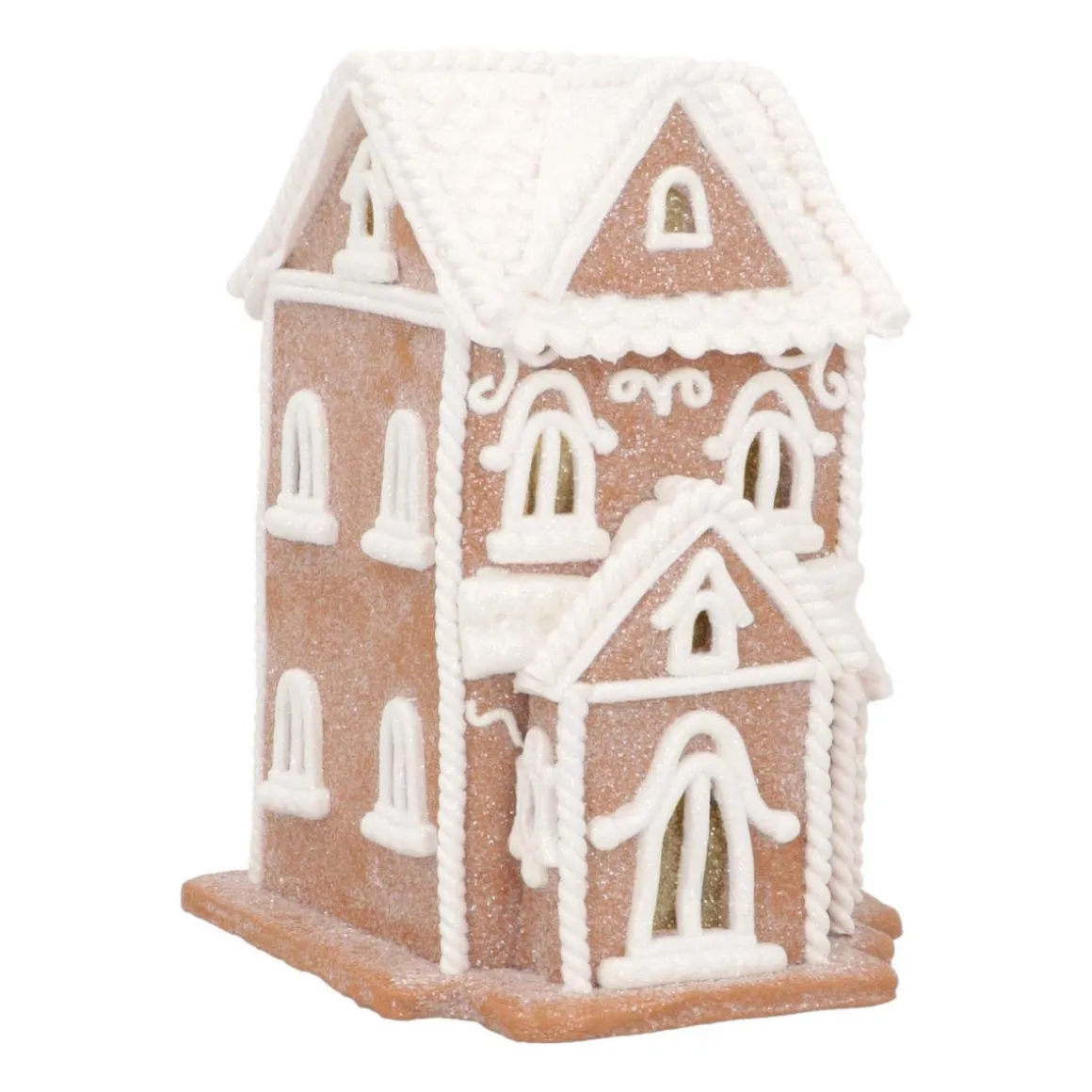 Koekhuisje Van Klei | Led | Handgemaakt | 19cm