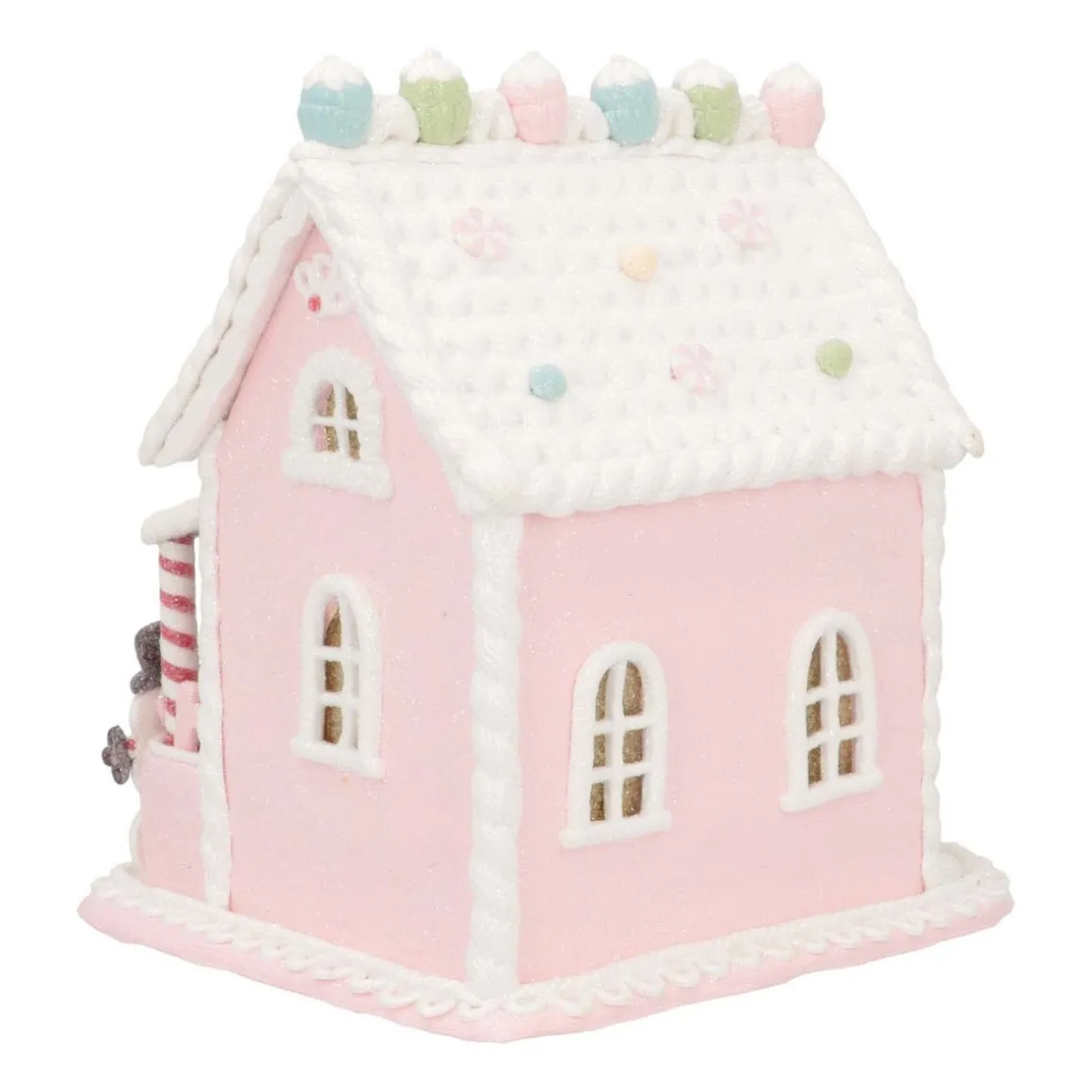 Koekhuisje Van Klei | Led | Handgemaakt | 22cm