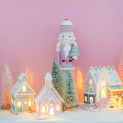 Koekhuisje Van Klei | Led | Handgemaakt | 22cm