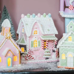 Koekhuisje Van Klei | Led | Handgemaakt | 22cm