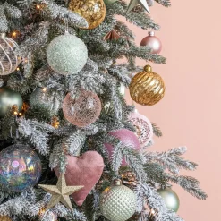 Kunstkerstboom 'Djill Snowy Pine' | 185 Cm | 250 LEDs | Warm Wit