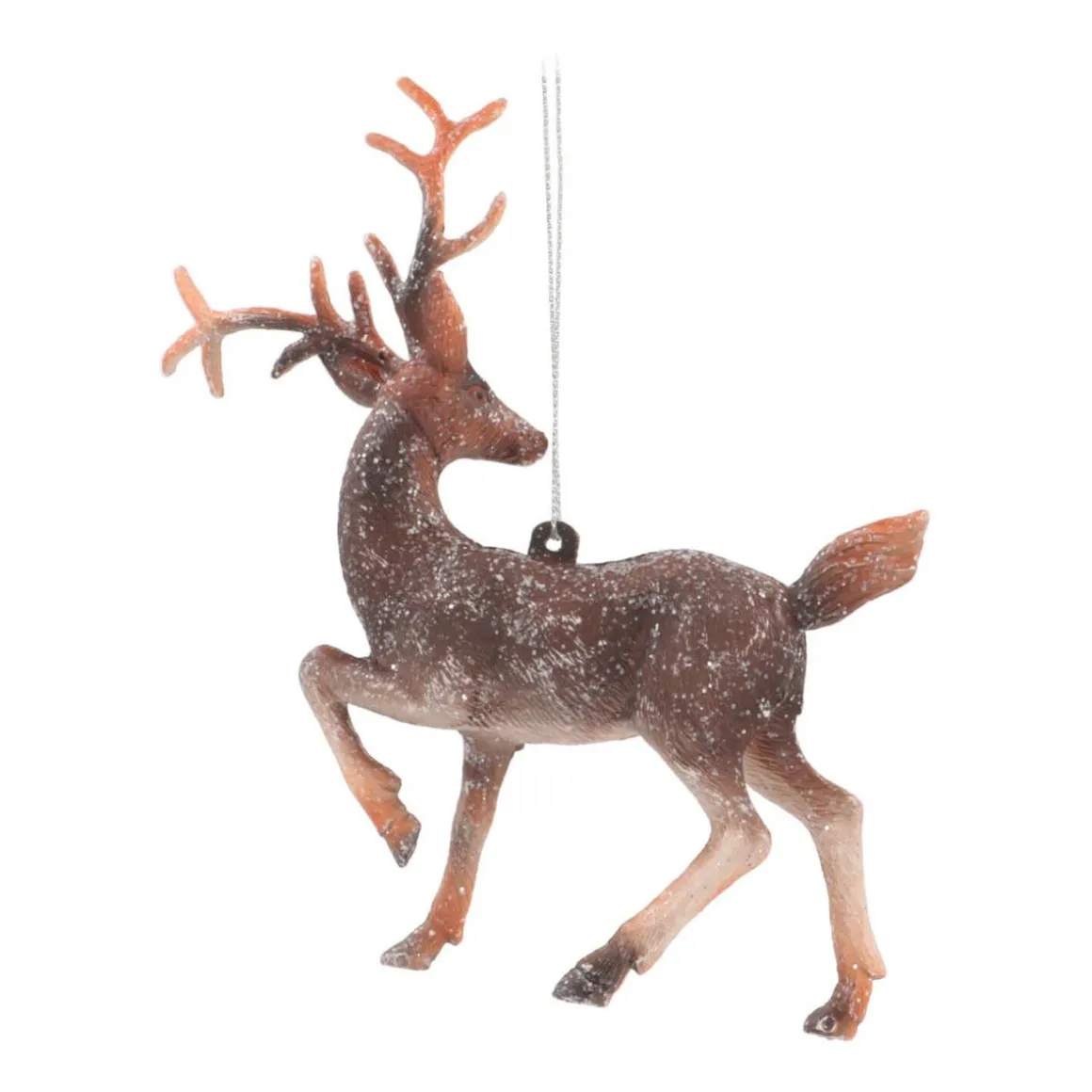Kunststof Kersthanger Rendier | Bruin | 15 Cm