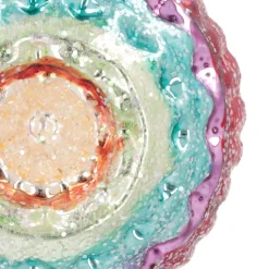 Luxe Kerstbal Met Reflector | Glas | Multi | 8cm