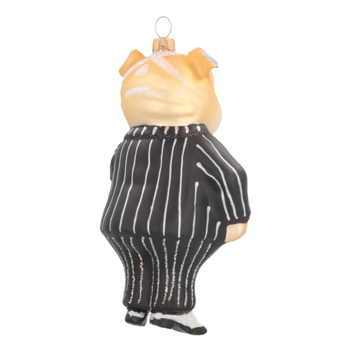 Luxe Kersthanger Bulldog Met Sigaar 14cm