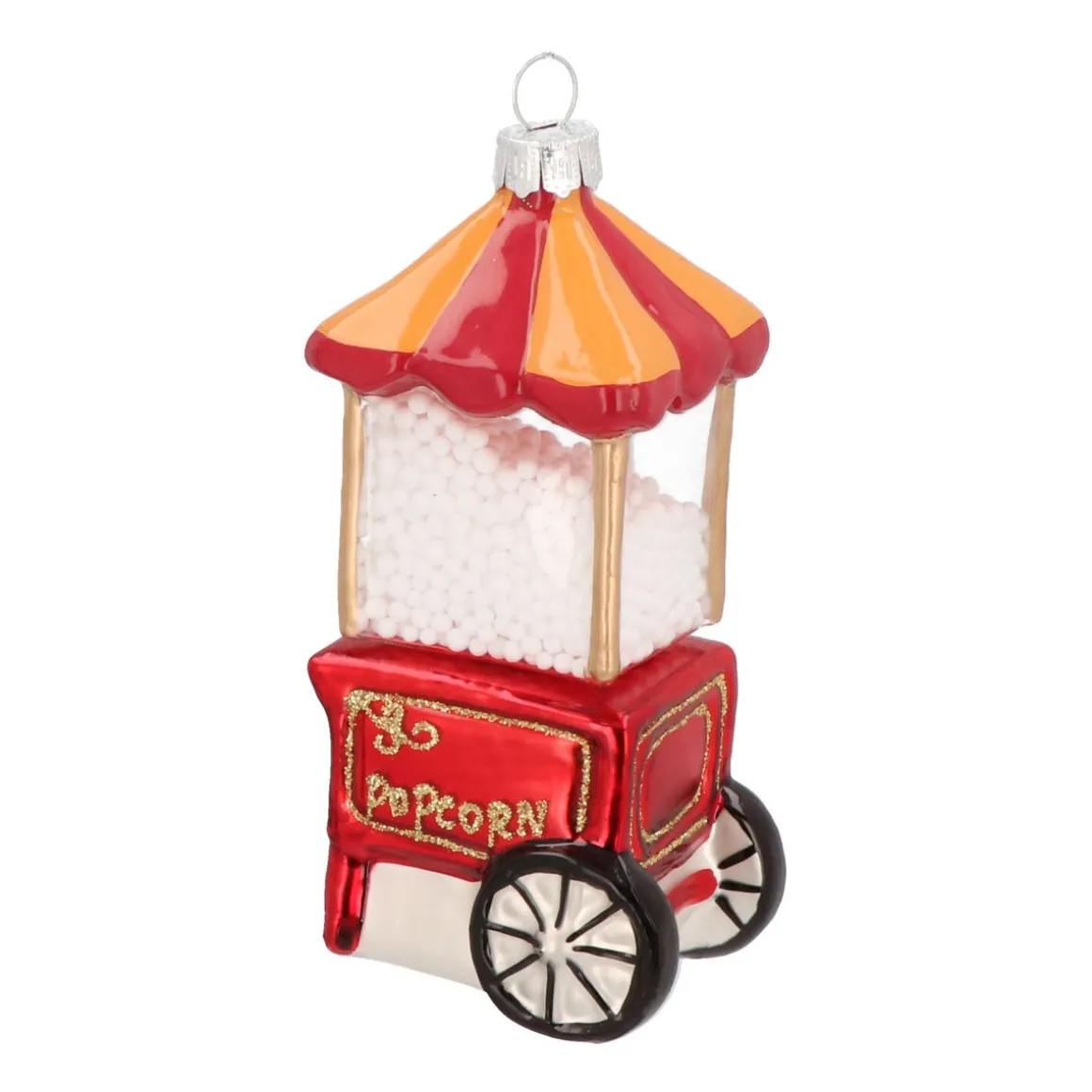 Luxe Kersthanger Popcorn Machine 12 Cm