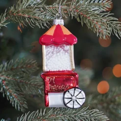 Luxe Kersthanger Popcorn Machine 12 Cm